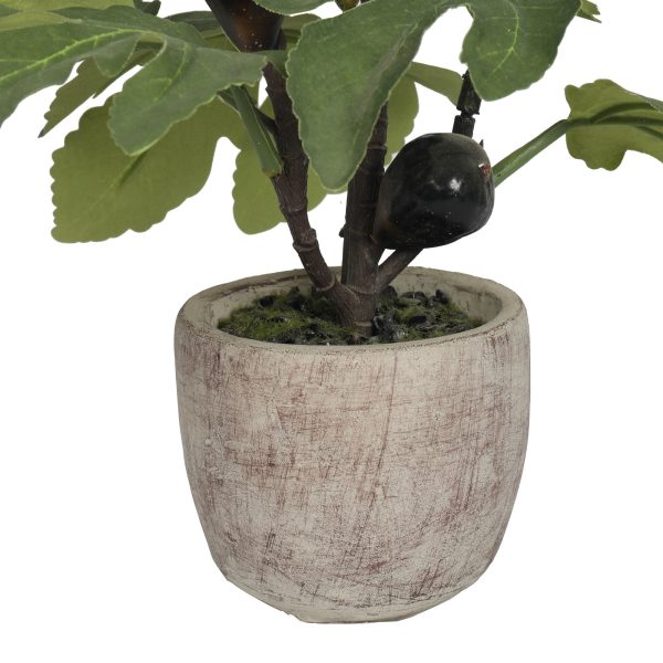 Gorgeous Faux Potted Fig Plant