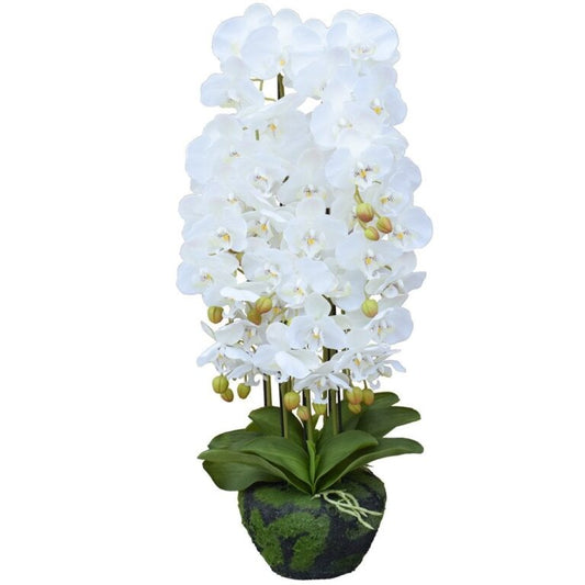Large  Ornamental Artificial Orchid in Moss Ball