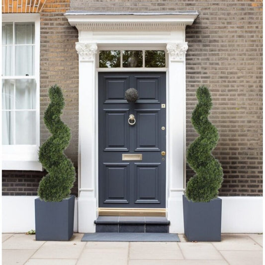 Sophisticated Cypress Spiral Topiary