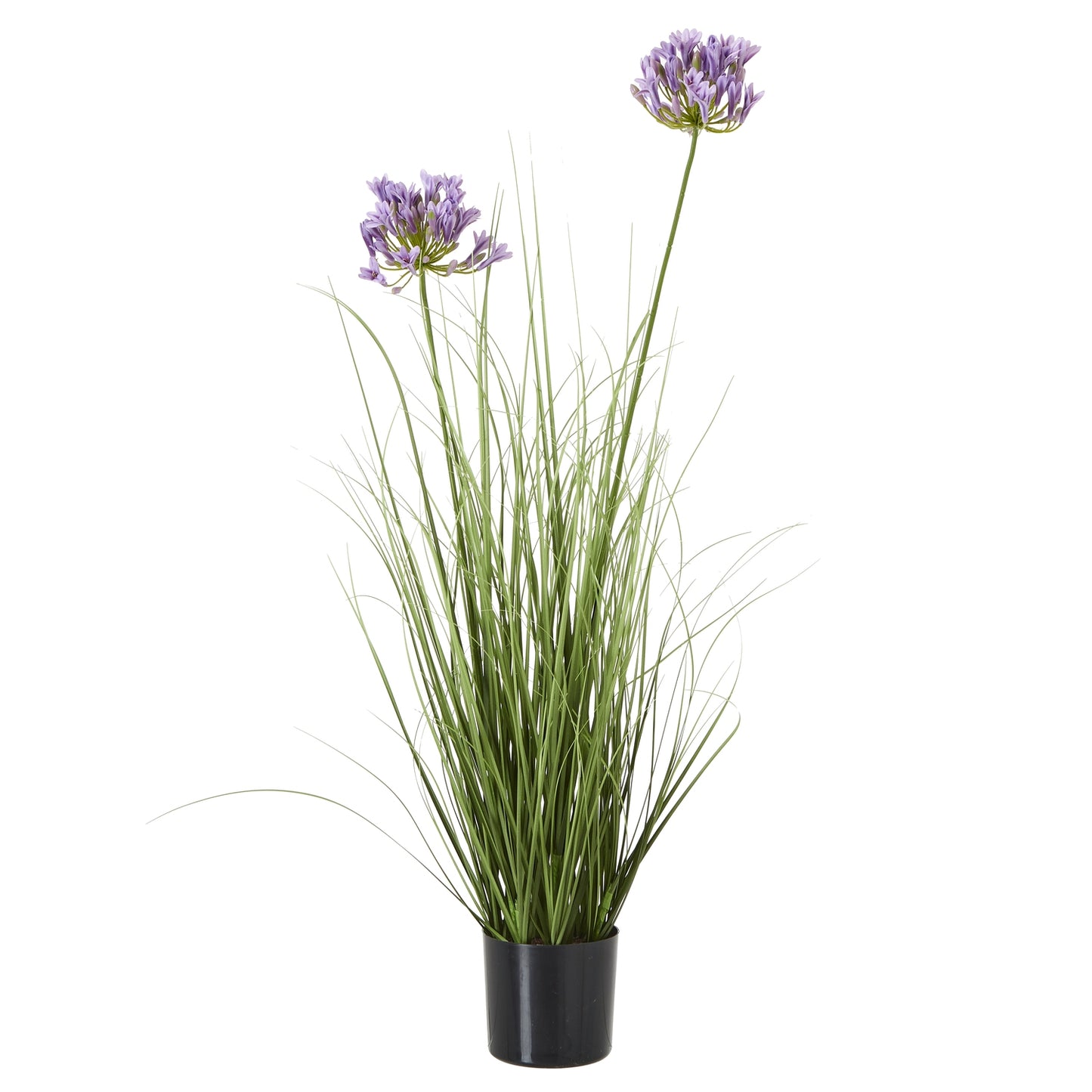 90cm Tall Elegant Purple Faux Agapanthus